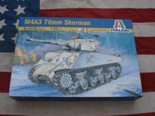 Italeri 6440  Sherman M4A3(76)W